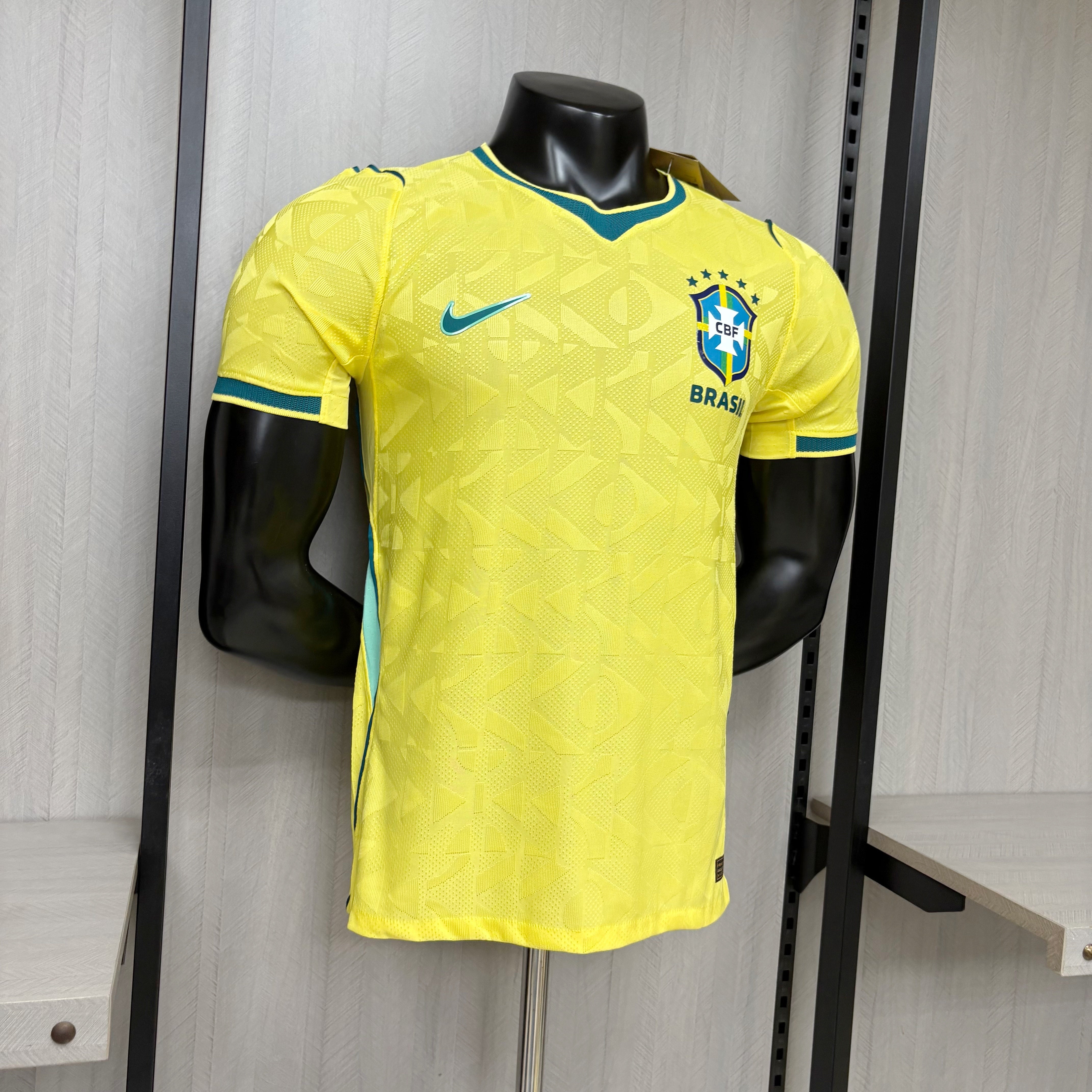 Player version 2026 Brazil home 1:1 Jersey