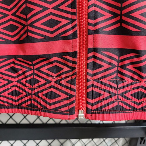 Flamengo Umbro Retro Track Jacket - Red & Black - Vintage Collection