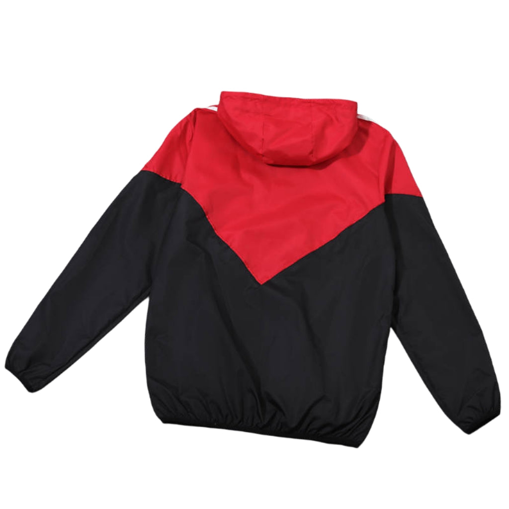 Manchester United 25/26 Full-Zip Hoodie - Red, White & Black - OFFICIAL FAN WEAR