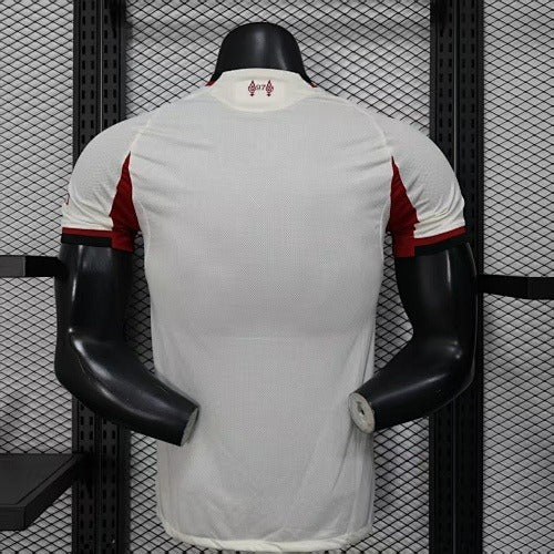 Liverpool FC Away Jersey - White & Red - OFFICIAL PLAYER VERSION (Authentic)