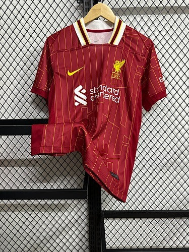 Liverpool FC 24/25 Home Shirt - Red & Yellow - OFFICIAL FAN VERSION (Stadium)