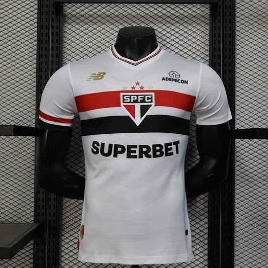 São Paulo FC Home Jersey 2025/26 - Authentic Player Version - White