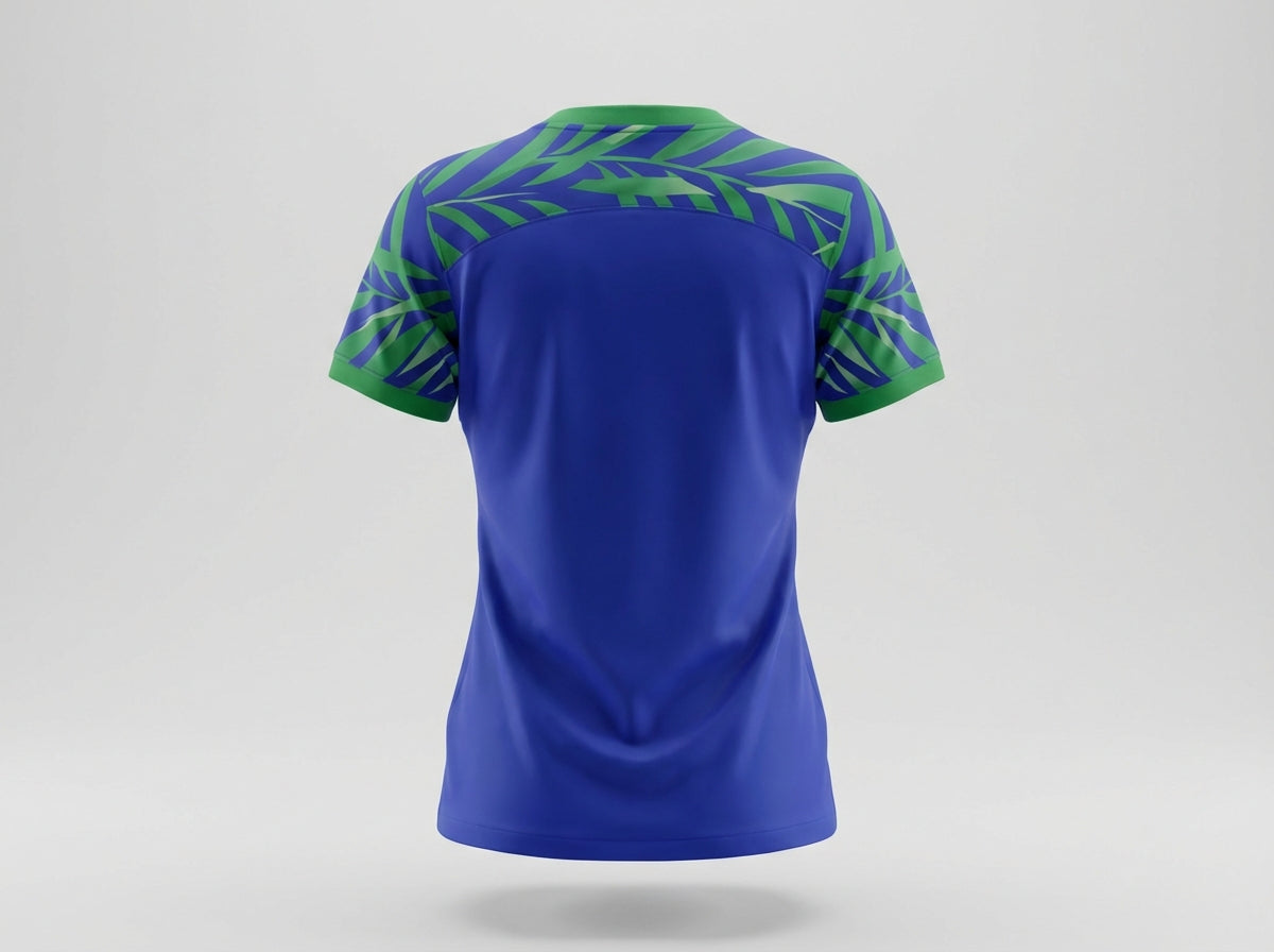 Brazil Women's National Team Away Jersey - Official Blue - Baby Look Fit