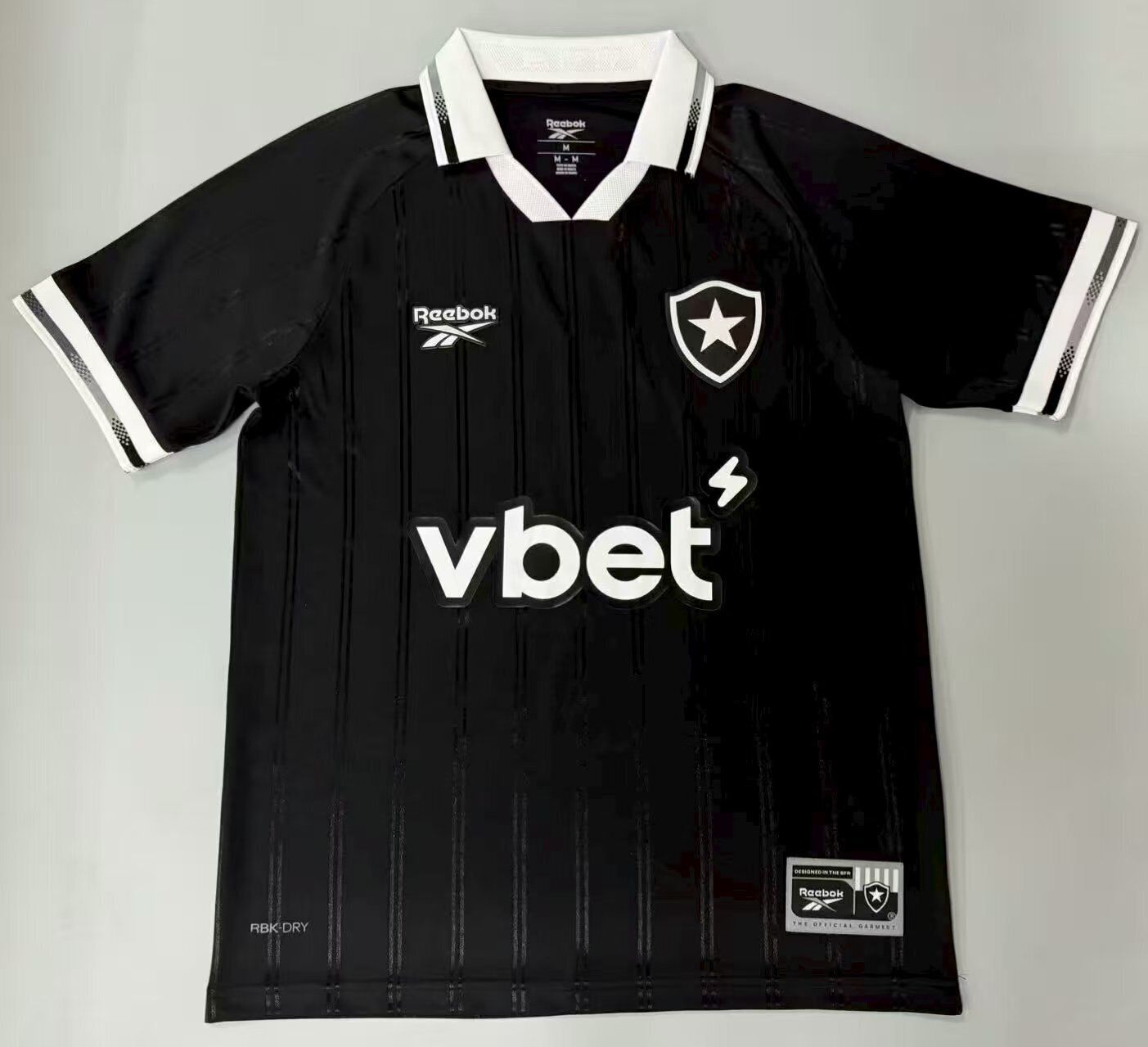 Botafogo Home Shirt 24/26 - Black & White - OFFICIAL FAN VERSION