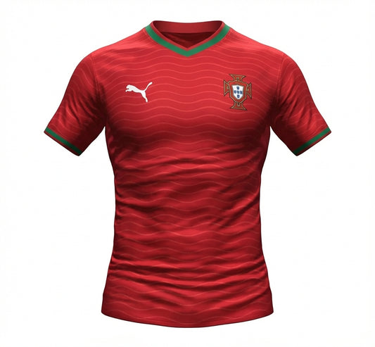 Portugal 26/27 Home Shirt - Traditional Red - OFFICIAL FAN VERSION
