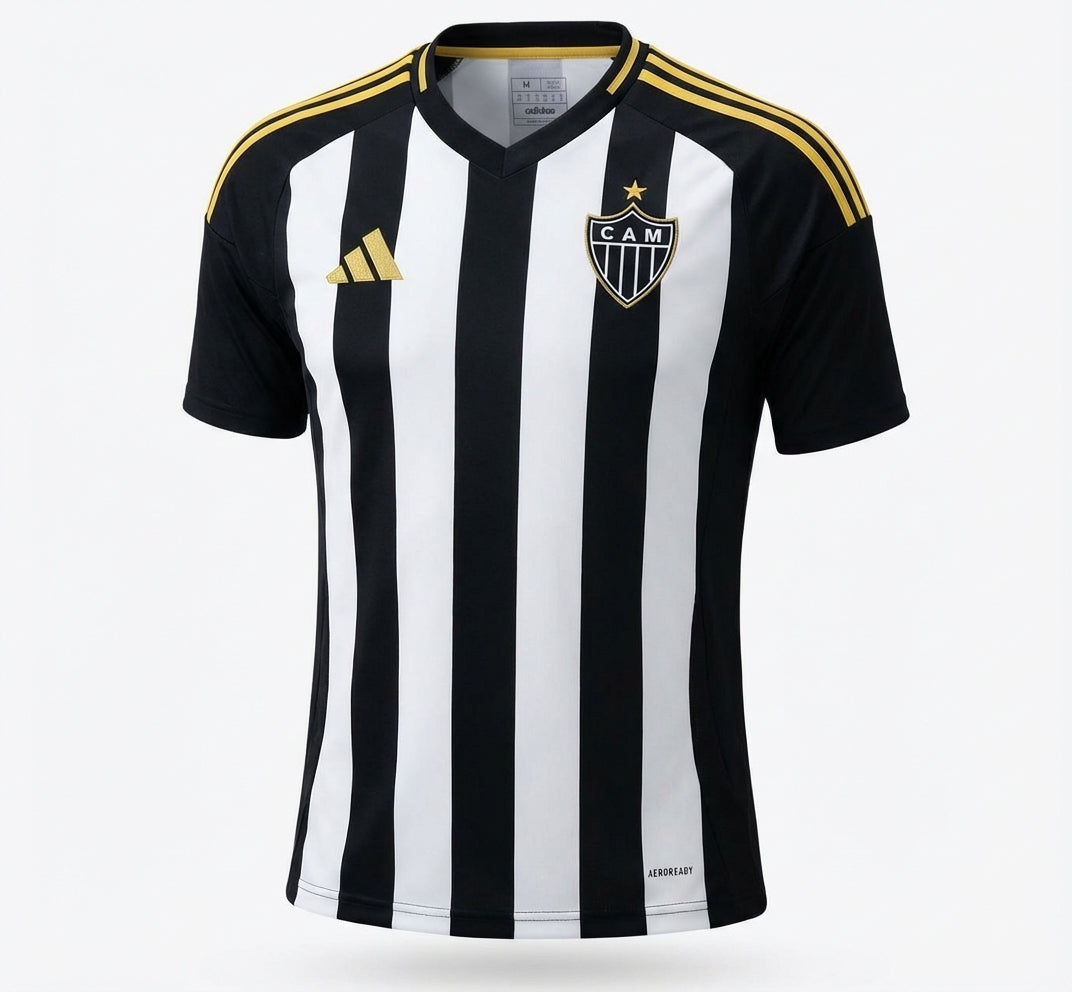 Atletico Mineiro Home Jersey 2025/26 - Fan Version - Black & White