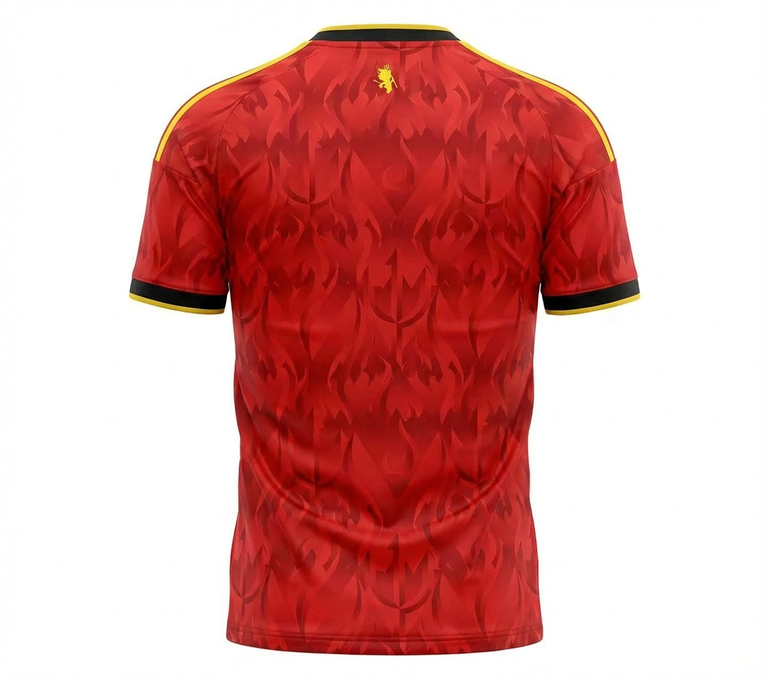 Belgium 26/27 Home Shirt - Burgundy/Red - OFFICIAL FAN VERSION
