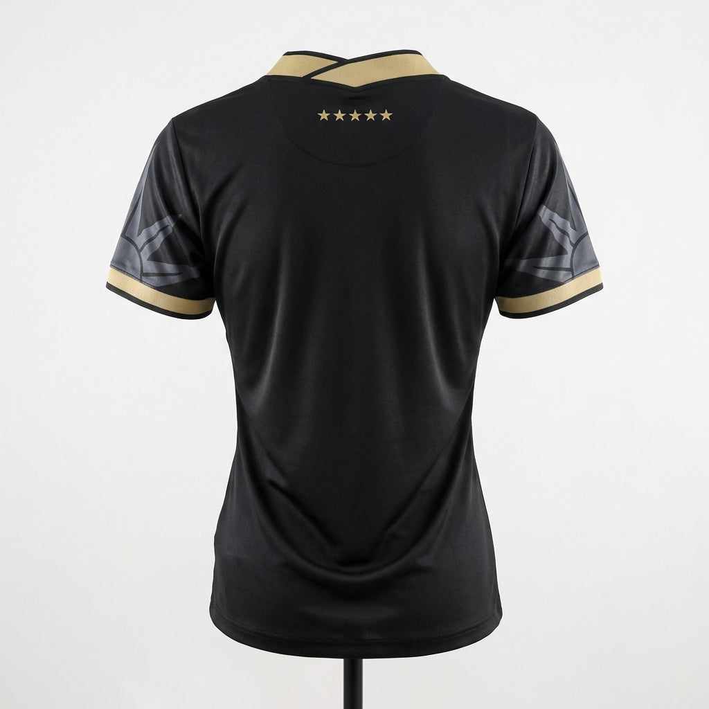 Brazil National Team Women's Jersey - Special Cultural Edition (Black & Gold)