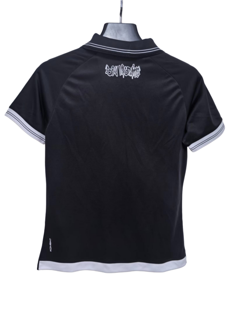 Vasco da Gama Home Jersey - Official Black & White - Classic Edition